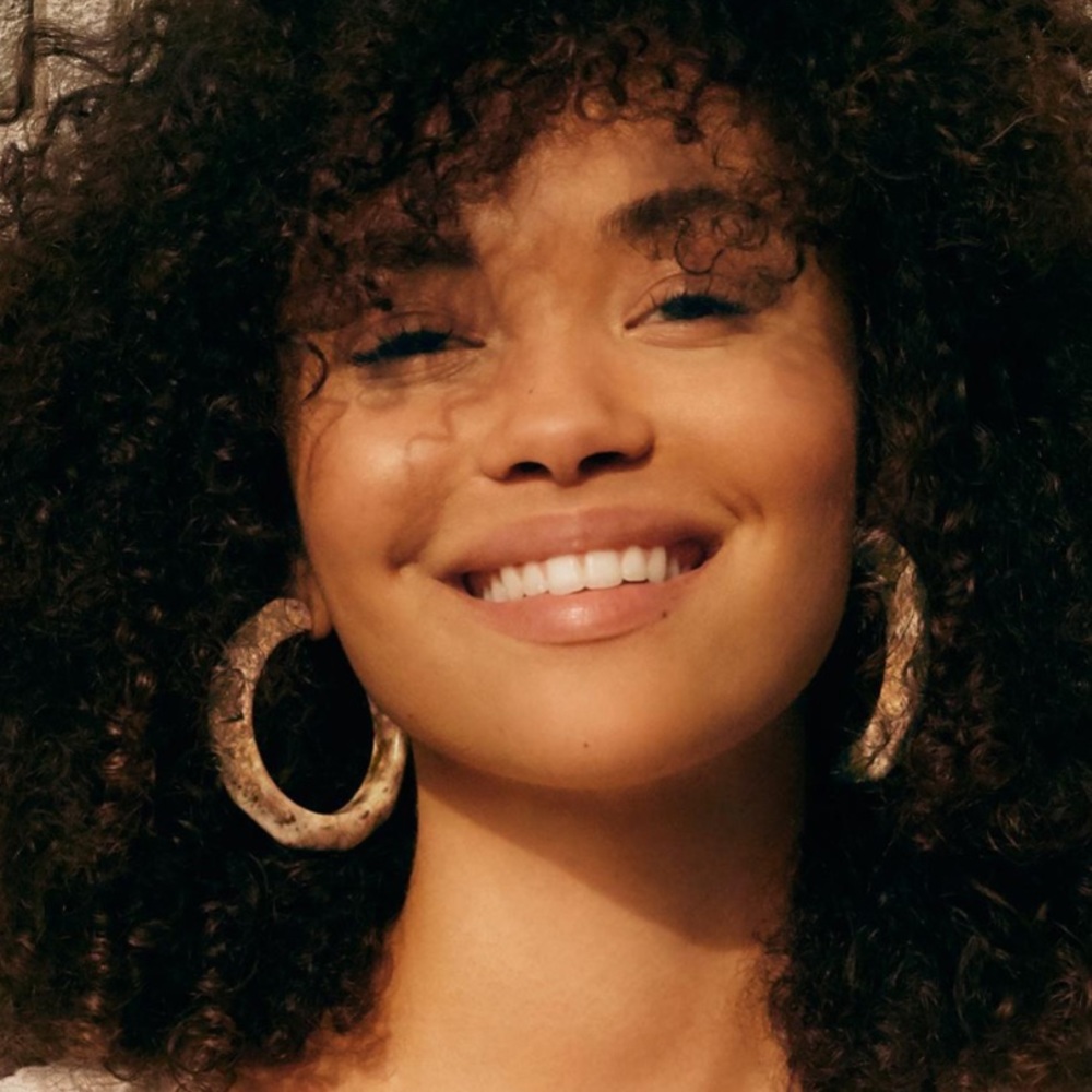 Free People Sahara Resin Hoop Earrings NWT - Picture 3 of 4